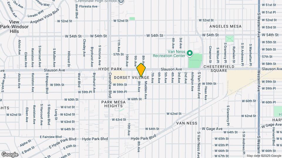 5838 8th Ave Map and Location Details