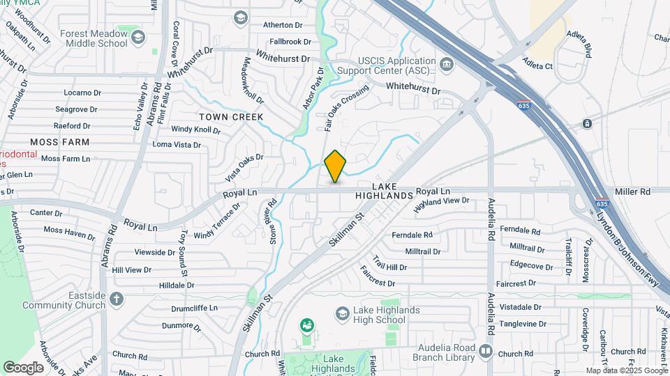 9801 Royal Ln Map and Location Details