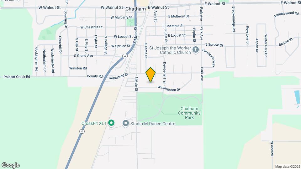 209 Wintergreen Dr Map and Location Details