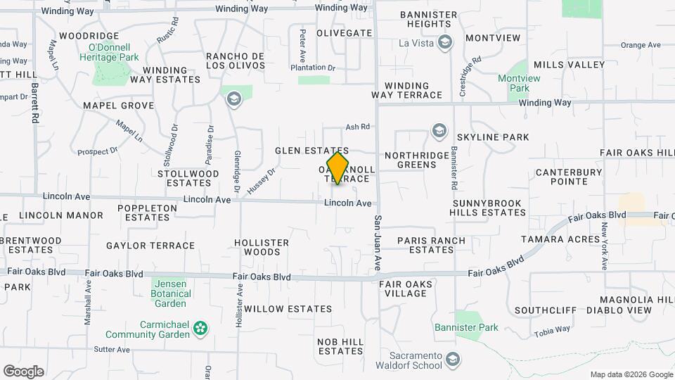 4208 Oak Knoll Dr Map and Location Details