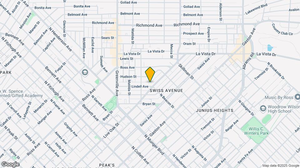 5927 Lindell Ave Map and Location Details