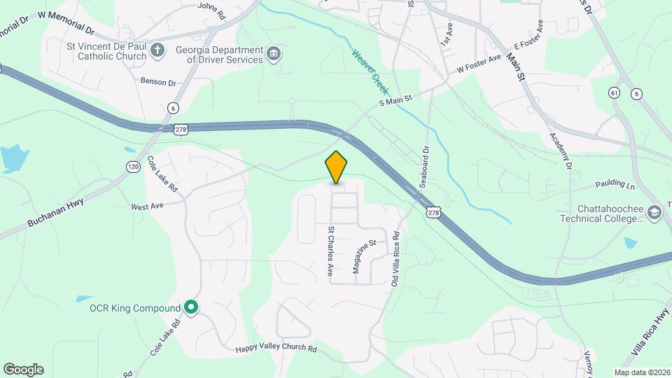 204 Tulane Dr Mapa y Detalles de la Ubicación