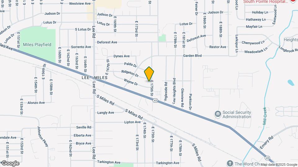 4378 E 175th St Map and Location Details