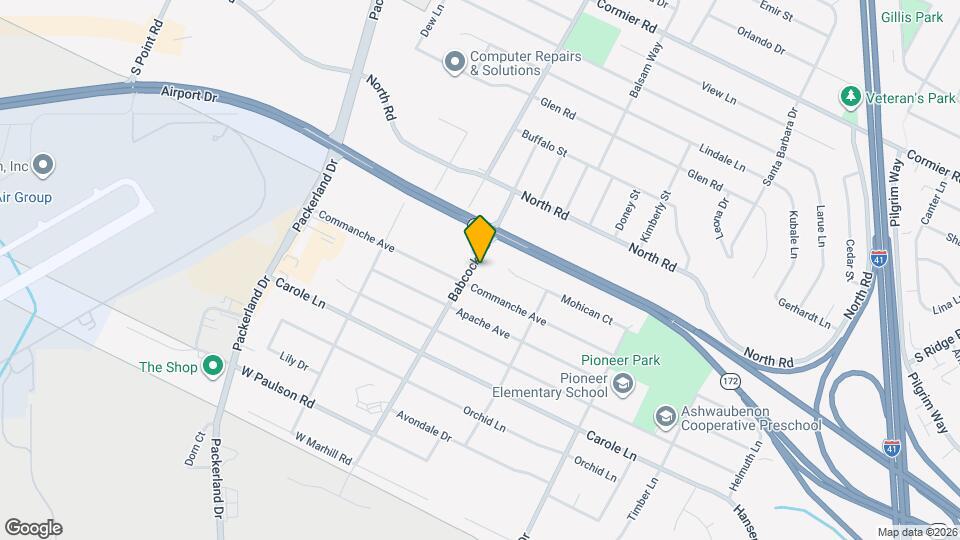 2549 Babcock Rd Map and Location Details