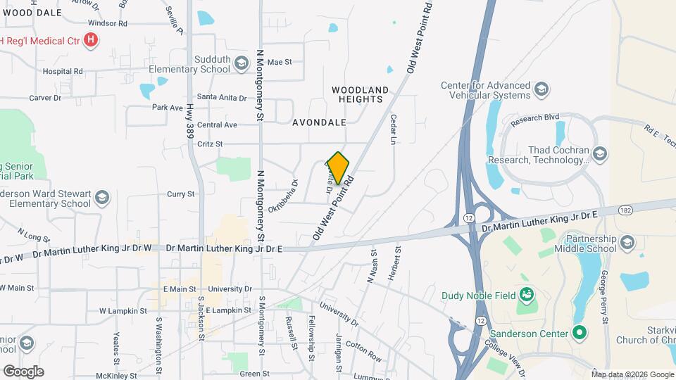 303 Old West Point Rd Mapa y Detalles de la Ubicación