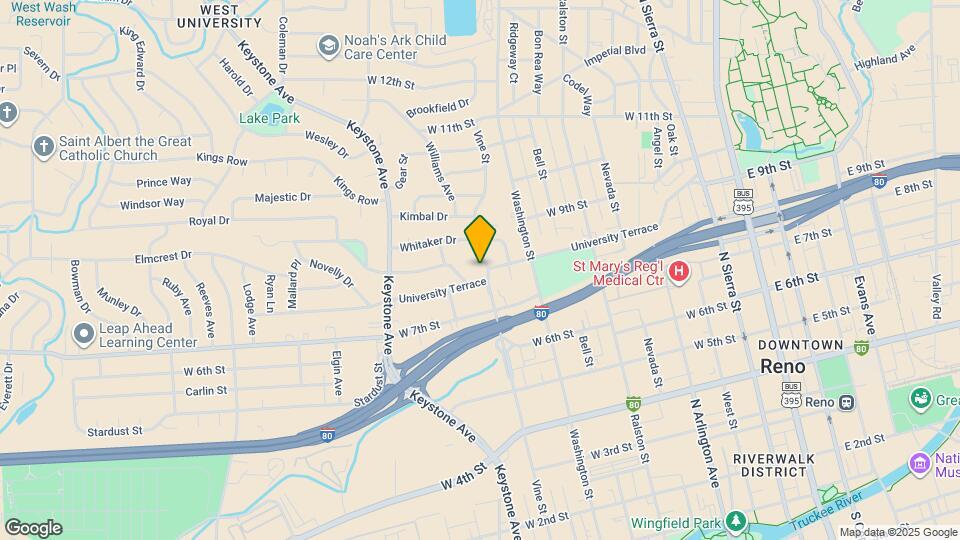 915 University Ter Map and Location Details