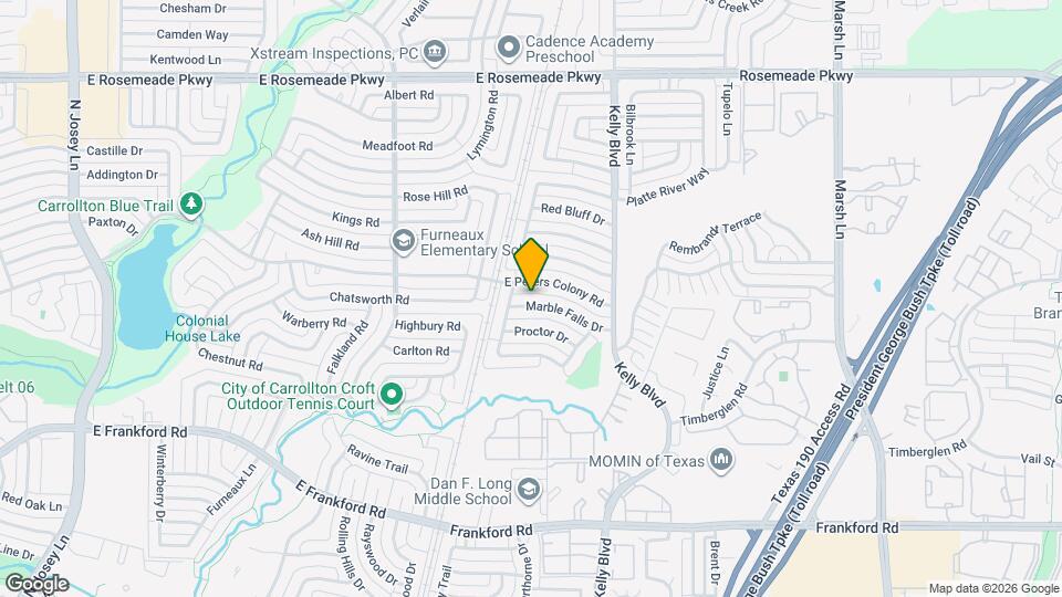 2207 Marble Falls Dr Map and Location Details