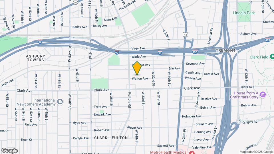 3332 Walton Ave, Unit Down Back Mapa y Detalles de la Ubicación