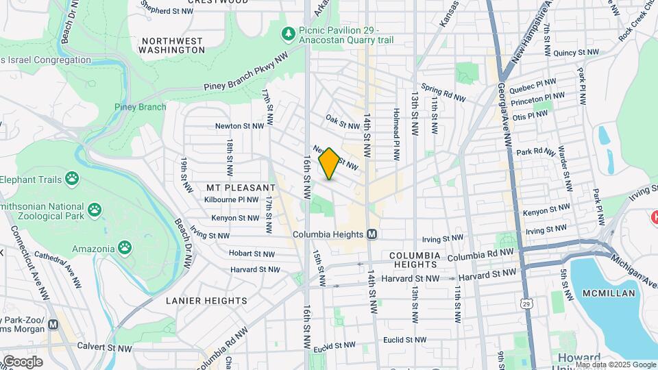 1507 Park Rd NW Map and Location Details