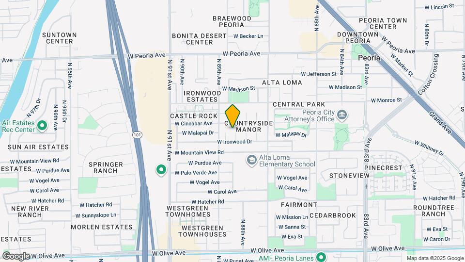 9922 N 88th Ave Map and Location Details
