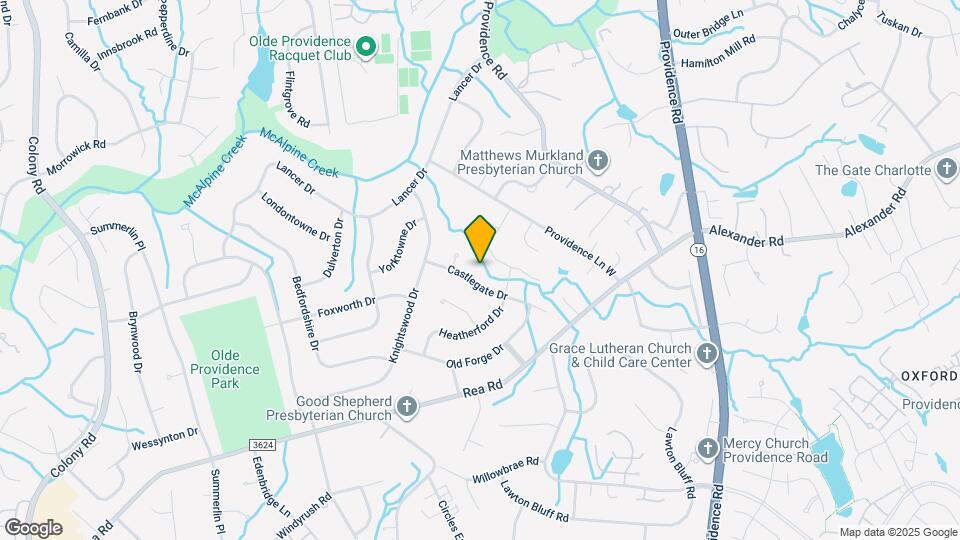 6724 Castlegate Dr Map and Location Details