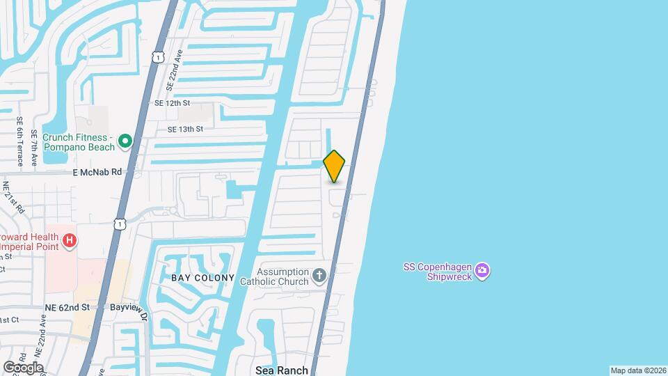 1631 S Ocean Blvd Map and Location Details