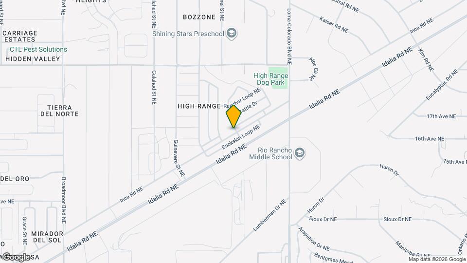 3716 Rancher Loop NE Map and Location Details