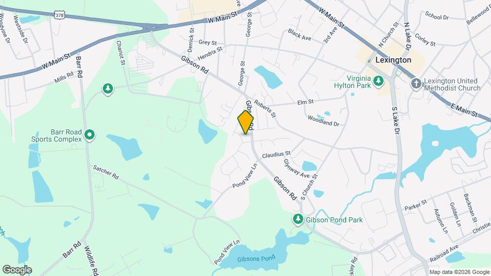 404 Gibson Forest Dr Map and Location Details