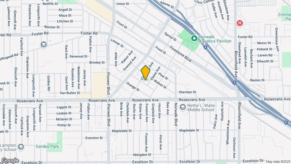 12019 Sycamore St Mapa y Detalles de la Ubicación