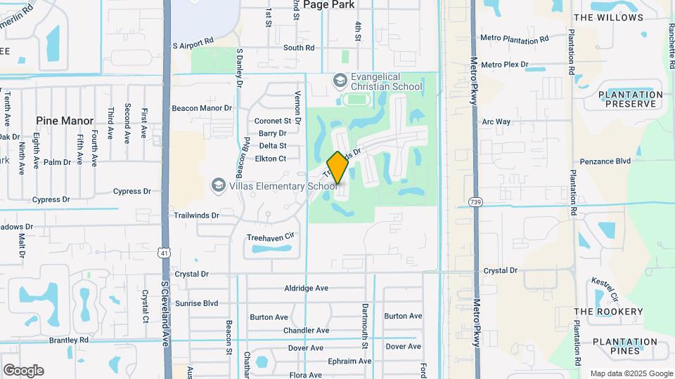 5590 Trailwinds Dr Map and Location Details