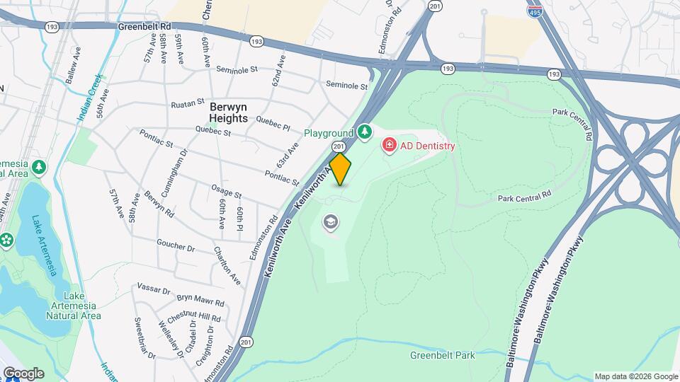 5956 Westchester Park Dr Mapa y Detalles de la Ubicación
