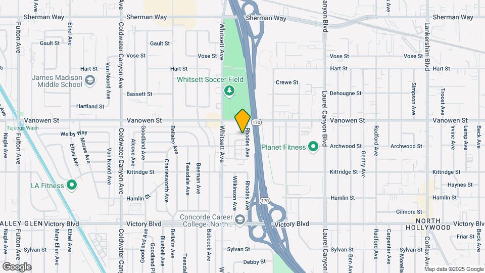 12409 Archwood St Mapa y Detalles de la Ubicación