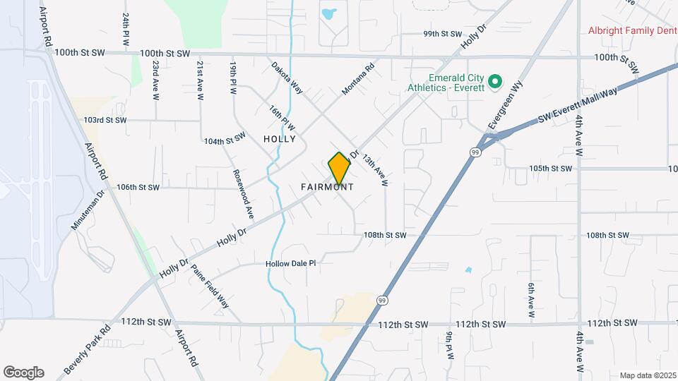 10604 Washington Way Mapa y Detalles de la Ubicación