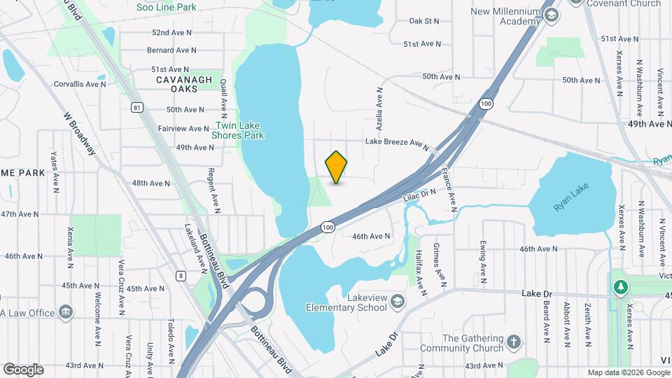 4201 Lakeside Ave N Map and Location Details