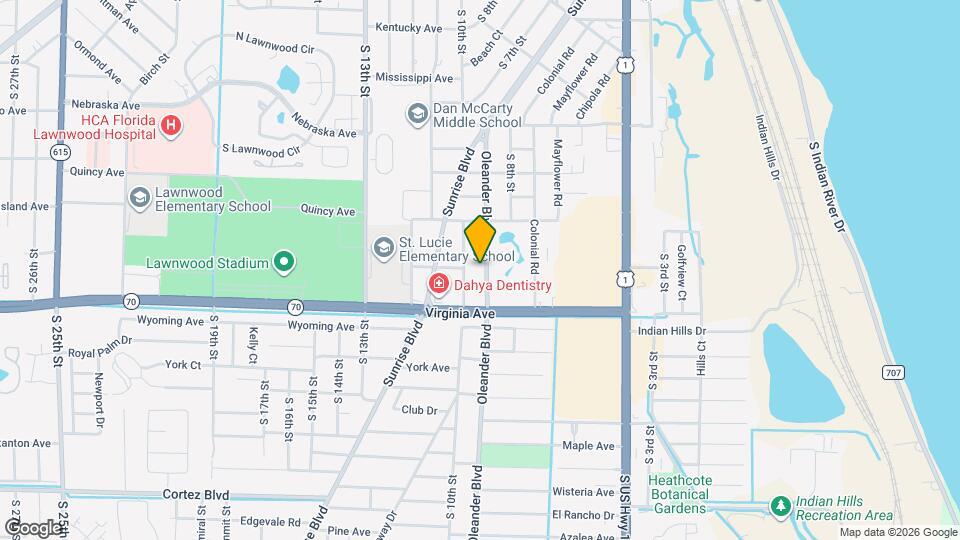 2015 Oleander Blvd Mapa y Detalles de la Ubicación