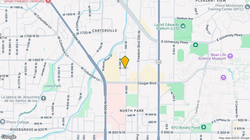 1345 N 300 W Map and Location Details
