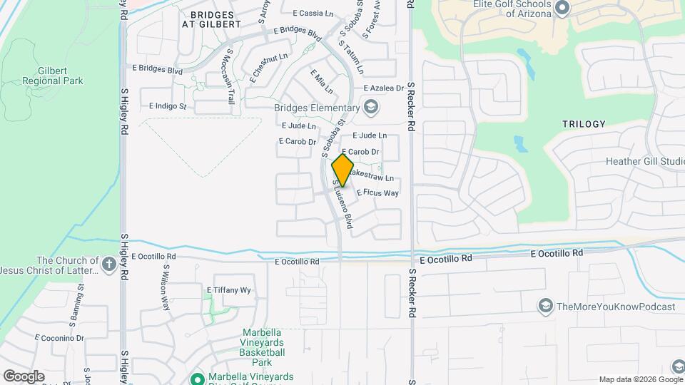 5429 S Luiseno Blvd Map and Location Details