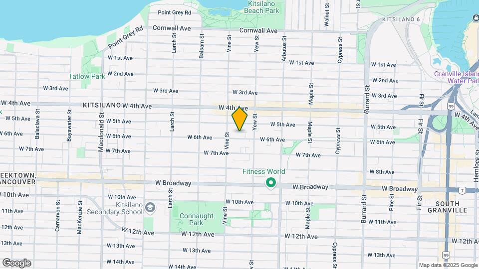 2269 W 6th Ave Map and Location Details