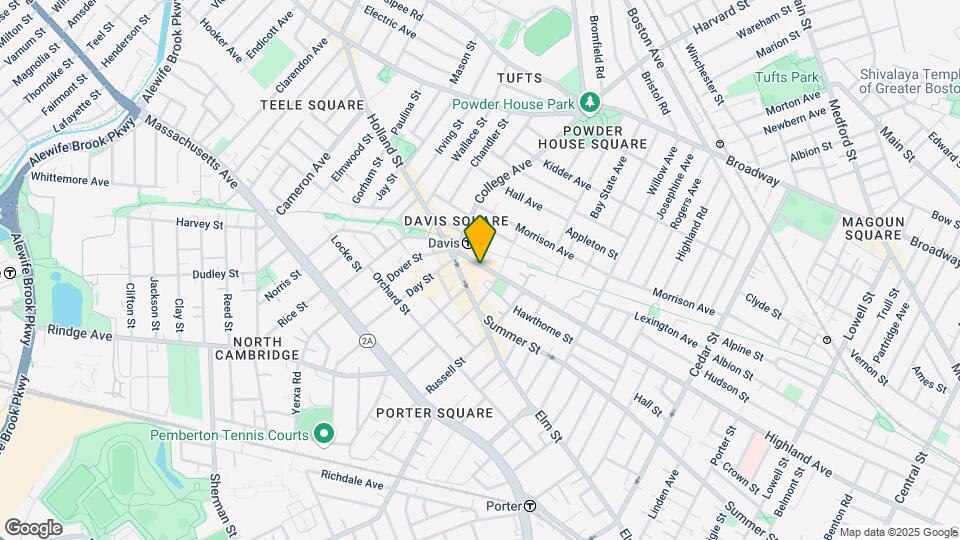406 Highland Ave, Unit 23A Map and Location Details