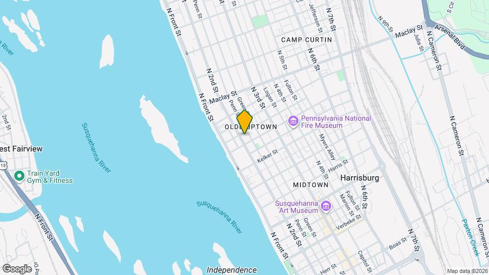 1911 N 2nd St Map and Location Details