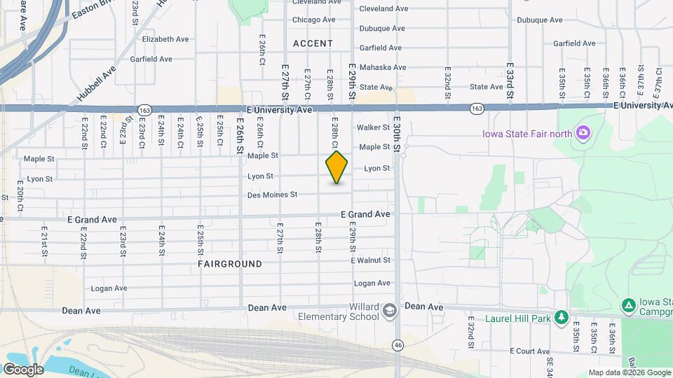 2824 Des Moines St Map and Location Details