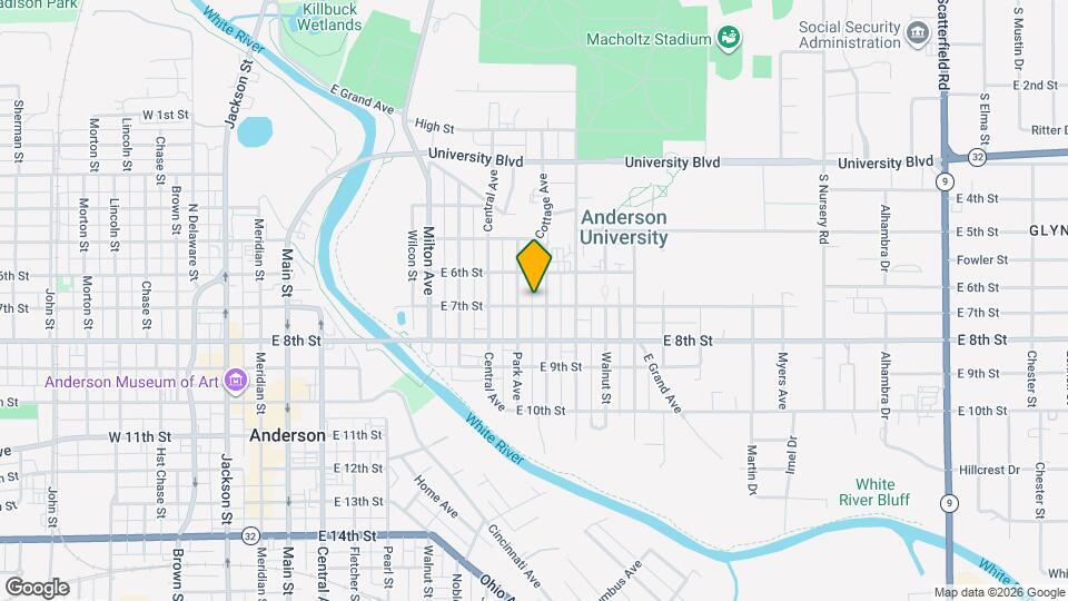 830 E 7th St Map and Location Details