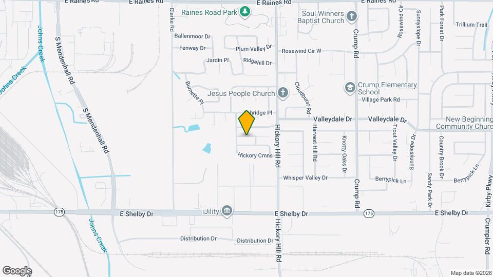 5837 Hickory Greene Dr Map and Location Details