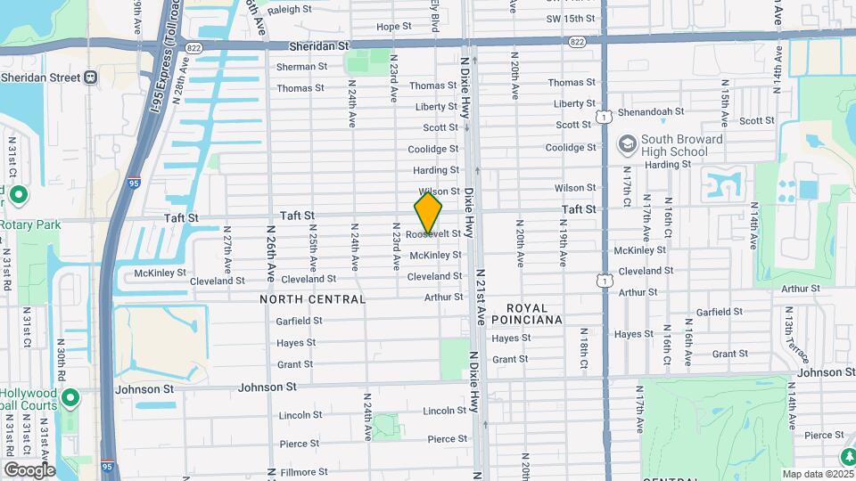 2210 Roosevelt St Map and Location Details