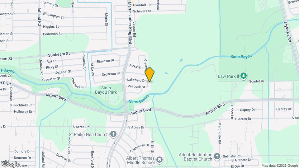 9347 Clearway Dr Map and Location Details