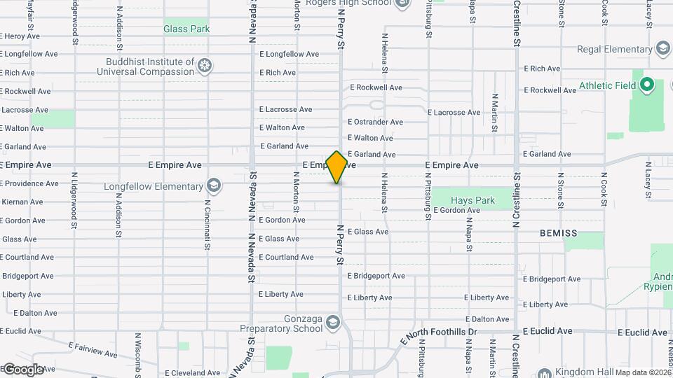 3717 N Perry St Map and Location Details