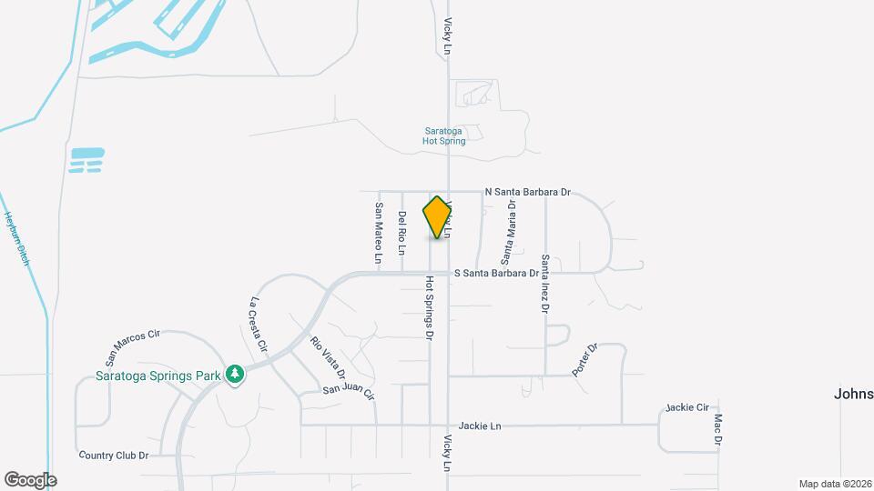 2963 Hot Springs Dr Map and Location Details