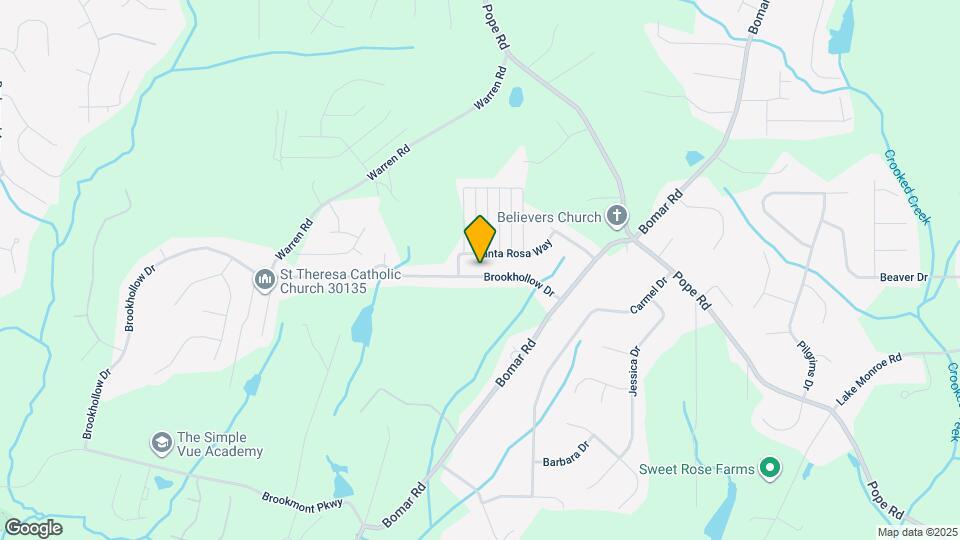 3670 Brookhollow Dr Map and Location Details