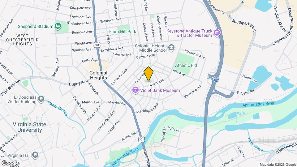 340 Jefferson Ave Map and Location Details