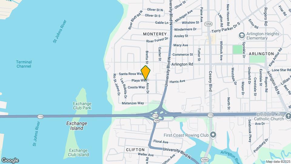 5452 Playa Way Map and Location Details