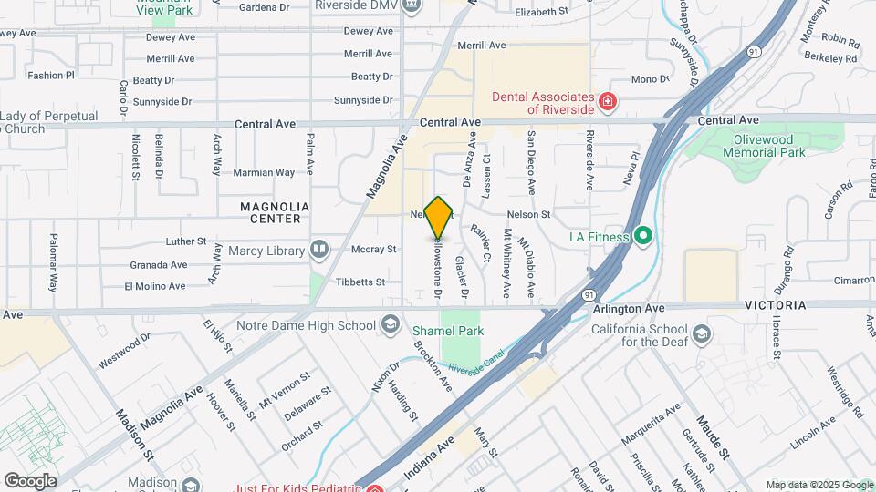 6861 Yellowstone Dr Map and Location Details