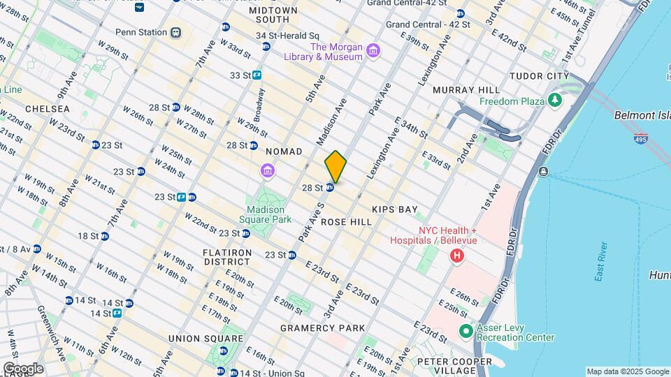 407 Park Ave S Map and Location Details