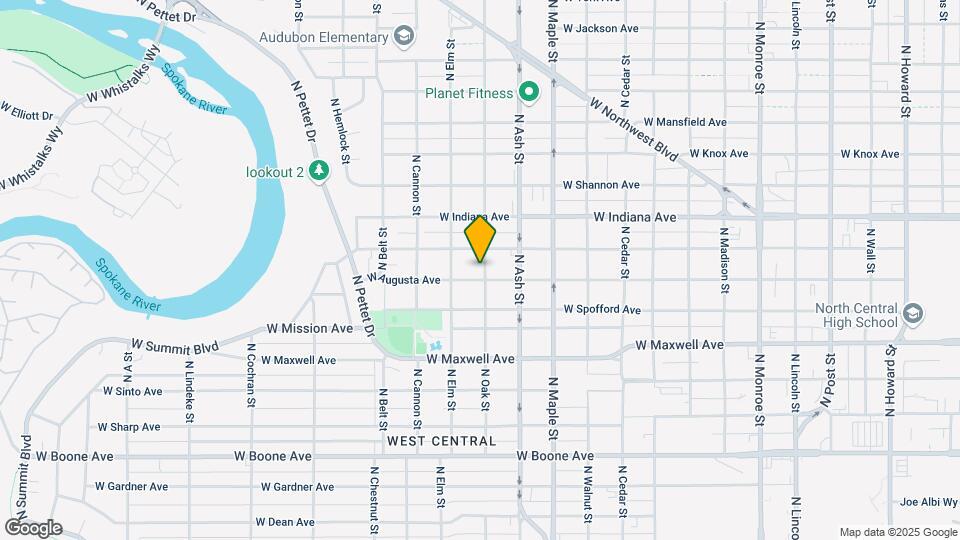 1804 W Augusta Ave Map and Location Details