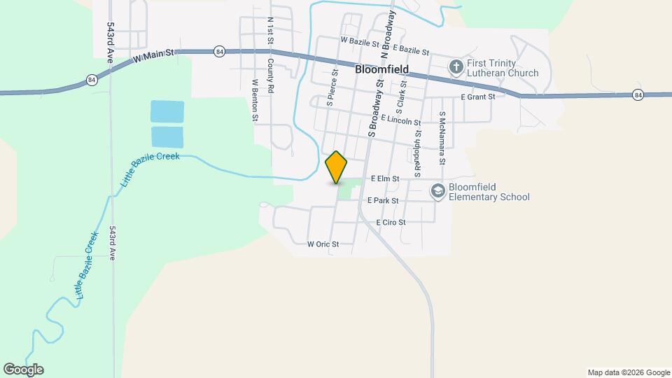 607 S Washington St Map and Location Details