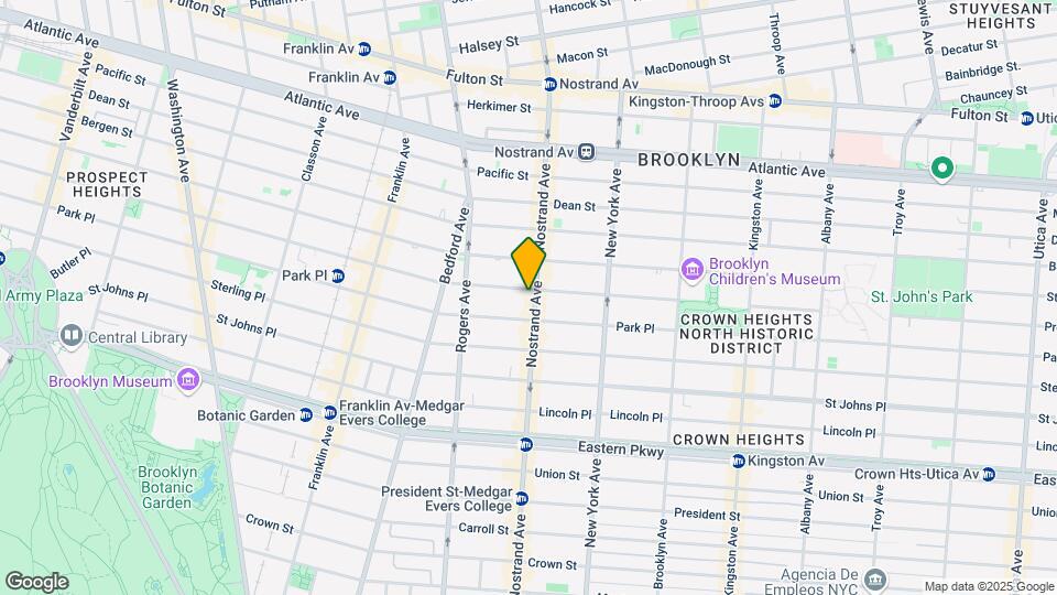 716 Nostrand Ave Map and Location Details