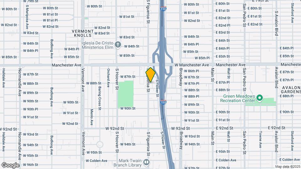 8730-8744 S FIGUEROA ST Mapa y Detalles de la Ubicación