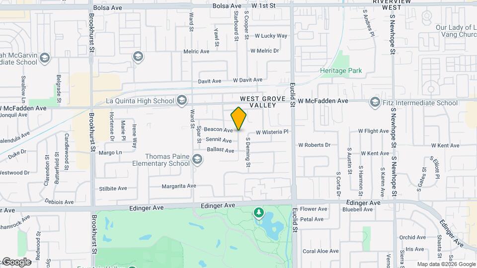 15626 Starboard St, Unit A Mapa y Detalles de la Ubicación