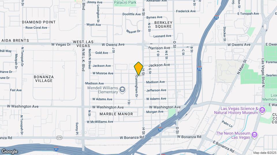 1219 Cunningham Dr Map and Location Details