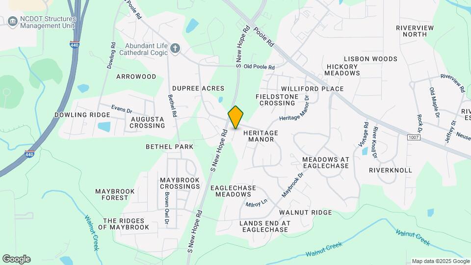 1208 Haybrook Ln Map and Location Details