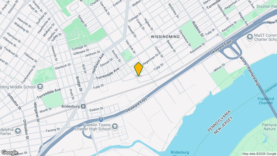 5701 Tulip St Map and Location Details